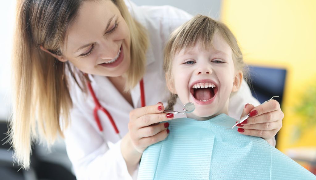 Pediatric dental care with a pedia dentist addressing pediatric tooth decay for childrens dental health at a kiddies dentist